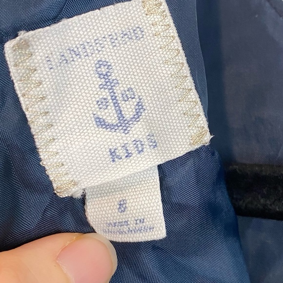 Land’s End Girl’s Green Plaid Jumper Dress - Picture 11 of 13